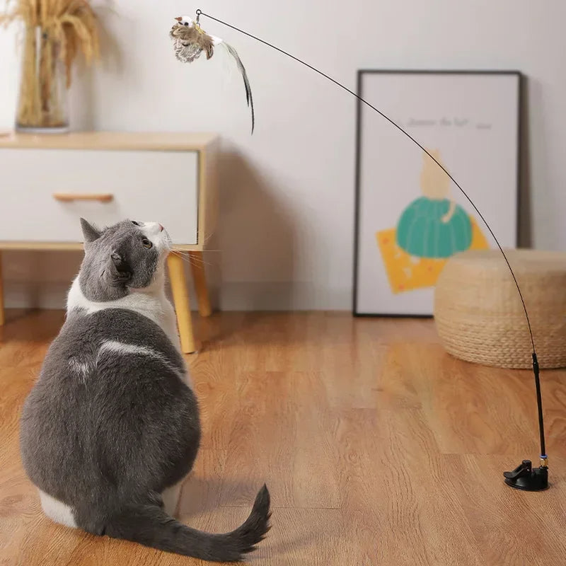 Hands-free Bird Cat Wand