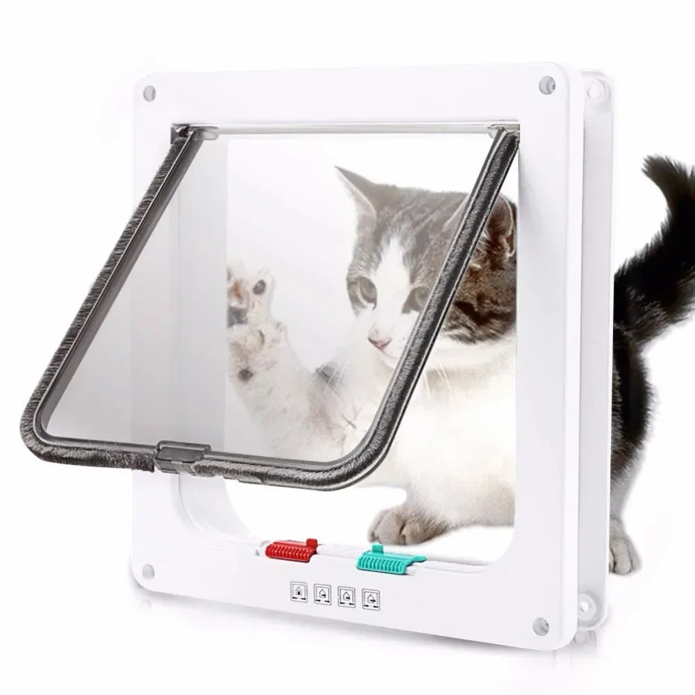 Pet Flap Door - 4 Way Security Lock