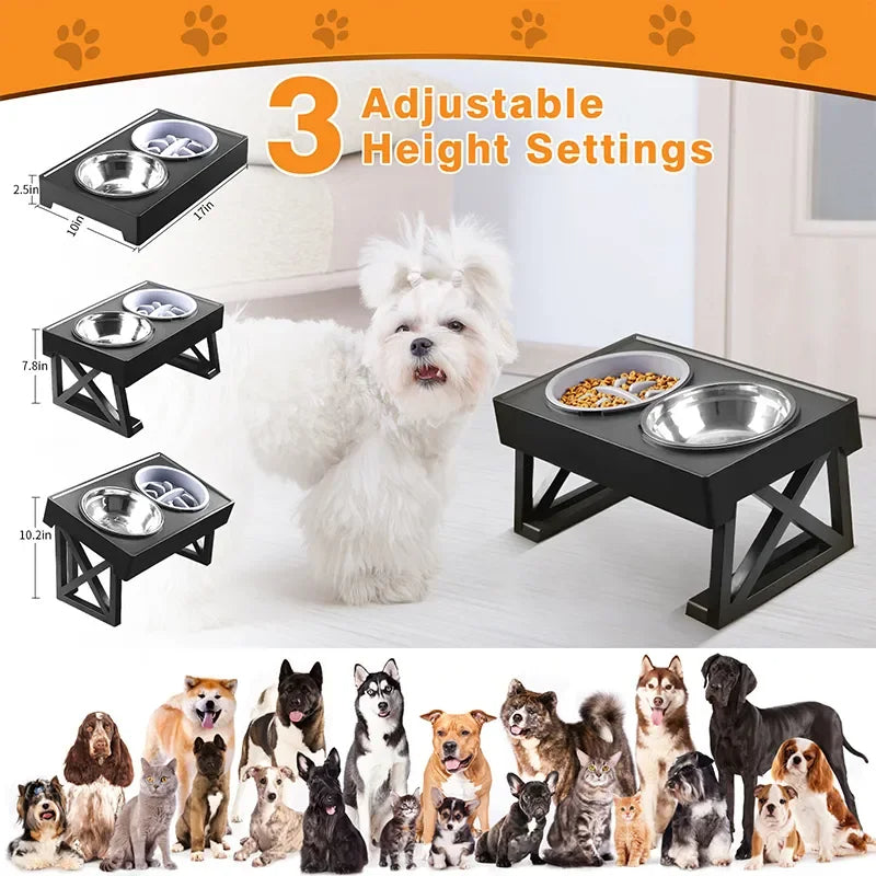 Adjustable Height Pet Bowl