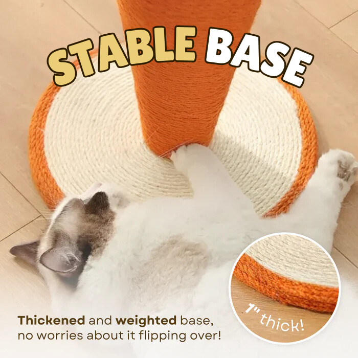 Carrot Scratching Post