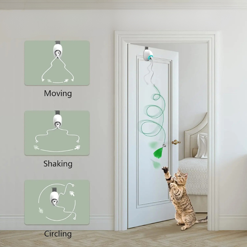 Hanging Door Automatic Interactive Cat Toy