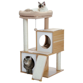 Wooden Cat Tower